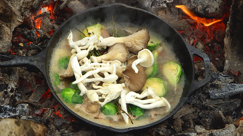 Food - Skillet with Vegetables